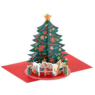 Imagem de Hallmark Cartões de Natal Pop Up da Paper Wonder, árvore de Natal (8 cartões e envelopes), 5XPX1006