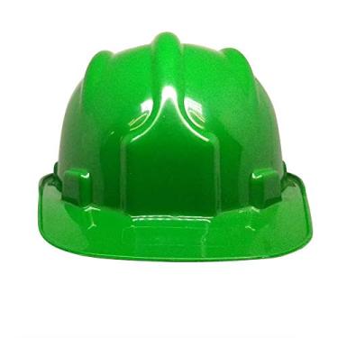 Imagem de Capacete de Segurança com Carneira Verde Plastcor Inmetro