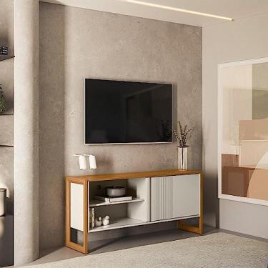 Imagem de Rack 1 Porta Gold Nature/off White