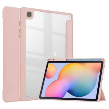 Imagem de Capa Case Para Tablet Galaxy Tab S6 Lite P610 P615 DM ACESSÓRIOS (ROSA)