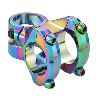 Imagem de SOFRON Haste de bicicleta de 31,8 x 28,6 mm, haste curta MTB, suporte de guidão para mountain bike, haste de bicicleta de 35 mm, liga de alumínio CNC ultraleve, óleo liso