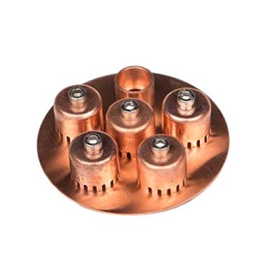Imagem de Placa de bolha de cobre para coluna de destilador (10 cm)