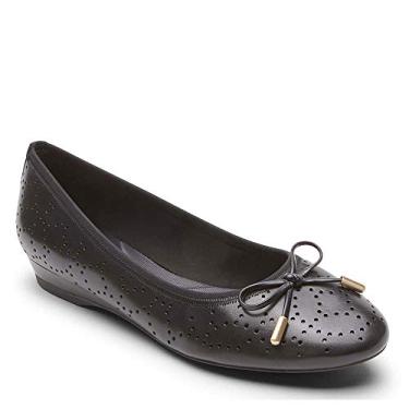 Imagem de Rockport Mocassim feminino para caminhada, Preto, 8 Wide