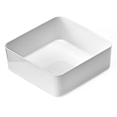 Imagem de Organizador de Gavetas Modular Multiuso Quadrado Branco - Nitron