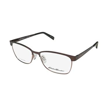 Imagem de Eddie Bauer 32204 Moldura para óculos/óculos com dobradiças flexíveis ovais para mulheres/senhoras (53-15-135, marrom), Marrom, 53-15-135