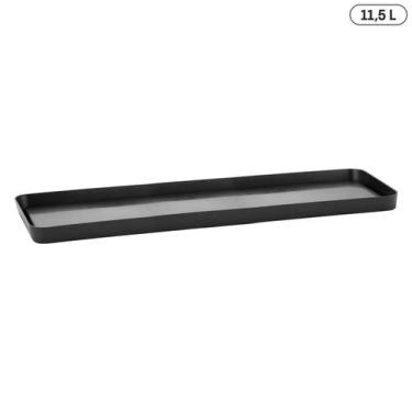 Imagem de Prato para Floreira Anti-Dengue 11,5L Jardineira Vaso Plástico Retangu