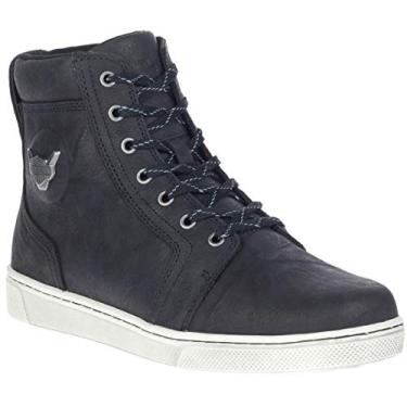 Imagem de Harley-Davidson Bota masculina Bateman preta ou cinza 13 cm, D93724, Preto, 9.5
