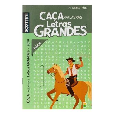 Imagem de Scottini Caça-Palavras Letras Grandes (32P) N.2010 (Fácil)