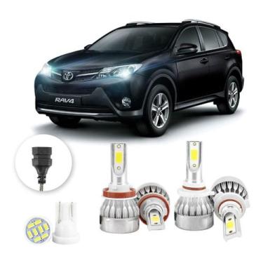 Imagem de Lampadas Led Toyota Rav 4 2013 A 2015 H11 Hb3 20000lm - V10, Branco