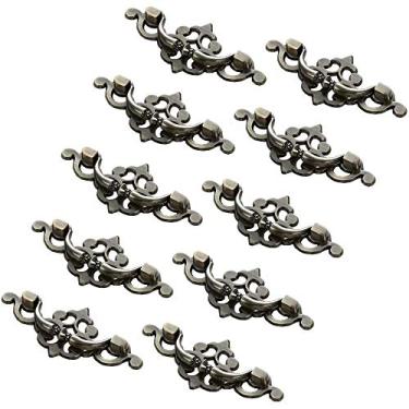 Imagem de Puxador de gaveta de armário estilo retrô com design requintado esculpido puxador de porta de armário de móveis puxador de armário de cozinha (orifício de bronze retrô distância 85 mm)