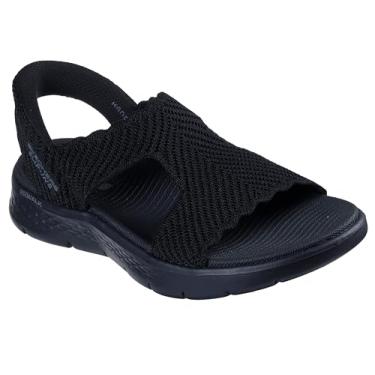 Imagem de Skechers Sandália feminina Go Walk Flex - Ariel Hands Free Slip-ins, Preto/preto, 38