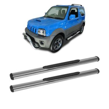 Imagem de Estribo Jimny 2016 2017 2018 2019 2020 2021 Cromado Oblongo - CCF