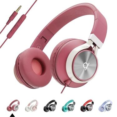 Imagem de ARTIX Fones de ouvido intra-auriculares CL750 com fio com microfone e controle de volume — Fones de ouvido intra-auriculares com isolamento de ruído com microfone para laptop e computador, fone de
