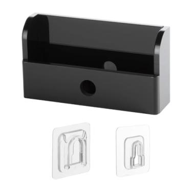 Imagem de DimyFew Suporte de Controle Remoto para Abridor de Portão, Caixa de Armazenamento de Parede, Suporte de Controle Remoto de Acrílico, Elegante E Funcional, Ade, Preto, Tamanho real