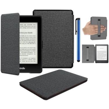 Imagem de Capa + Caneta Novo Kindle 11ª Geração 2024 e 2022 (RS23CV e C2V2L3) - Rígida Com Alça - Sistema de Hibernação - Fechamento Magnético 6 Polegadas