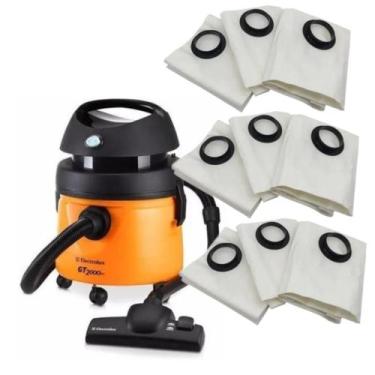 Imagem de Saco Para Aspirador De Pó Electrolux GT2000 Pro Antigo Com 9 Unidades 