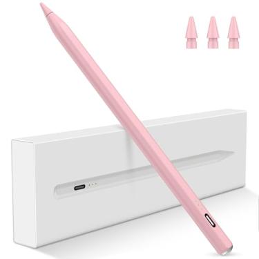 Imagem de Caneta Stylus para iPad 2025-2018, lápis de carregamento rápido de 15 minutos para iPad A16 11ª/10ª/9-6ª geração, Air M3 M2 27.9 cm/33.0 cm/5/4/3, Pro M4 27.9 cm/32.8 cm/33.0 cm, Mini A17 Pro/6/5º