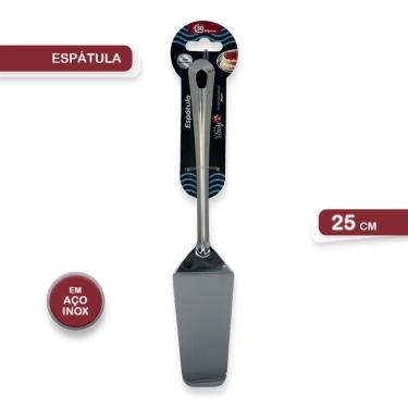 Imagem de Espátula Confeitaria Para Bolo E Tortas Em Aço Inox 25Cm