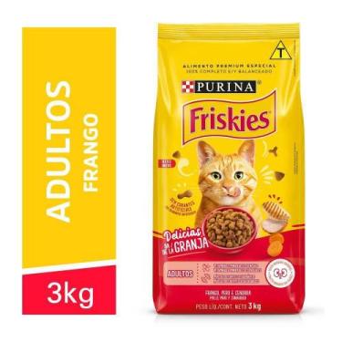Imagem de Ração FRISKIES gatos adultos frango - Delícias da Granja 3kg