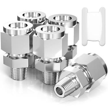 Imagem de Conector de encaixe de tubo de compressão TAISHER 304 Stainles