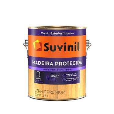 Imagem de Verniz Marítimo Madeira Protegida 3,6 Litros Acetinado - Suvinil - 516