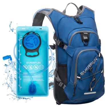 Imagem de Everfun Mochila de hidratação 18L para caminhadas com bexiga de água de 3L, mochila de hidratação isolada para mulheres e homens, mochila leve com capa de chuva para caminhadas, ciclismo, corrida