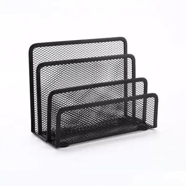 Imagem de Organizador de Mesa Aramado com Gaveta Porta Papéis para Escritório e Home Office,Ideal para Profissionais e Estudantes(PRATELEIRA(PEQUENO))