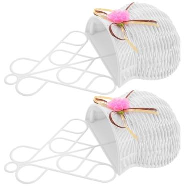 Imagem de Milisten Conjunto de 2 Cestos de Parede: Vaso de Flores Decorativo para Parede, Suporte Criativo para Flores - para Decoração de Casa, Jardim, Escritório E