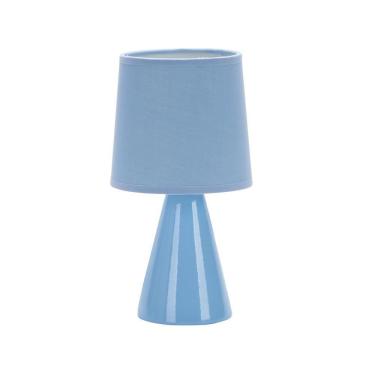 Imagem de Abajur Cerâmica Pottery E-27 Taschibra Azul 0130x250mm