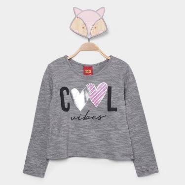 Imagem de Blusa Infantil Kyly Cropped Menina-Feminino