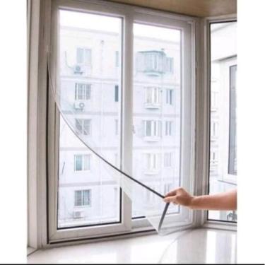 Imagem de Kit 4 Super Tela Mosquiteira Janela Anti-Inseto Mosquito - Magnetic Pr