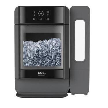 Imagem de Máquina de Gelo Eos Ice Cristal Drink Emg03 18kg de Gelo Preto, Preto,