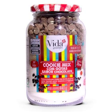 Imagem de Cookie Mix Chocolate SEM GLÚTEN 440g - Vida Gourmet