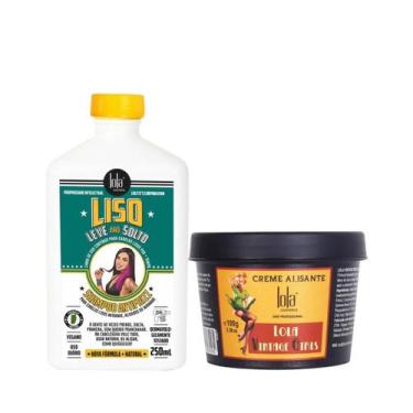 Imagem de Lola Vintage Girls Alisante 100g + Liso Leve Solto Sh 250ml - Lola Cos