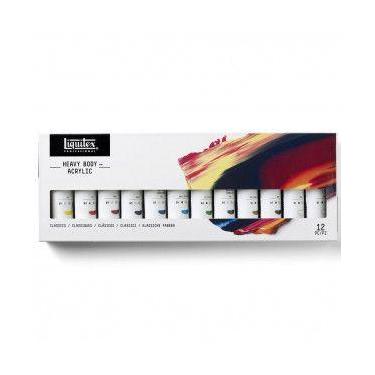 Imagem de Tinta Acrílica Liquitex Heavy Body 59ml 12 Unidades