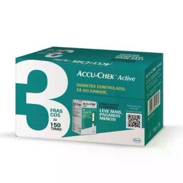 Imagem de Tiras Medidoras De Glicose Accu-Chek Active 150 Unidades - ROCHE