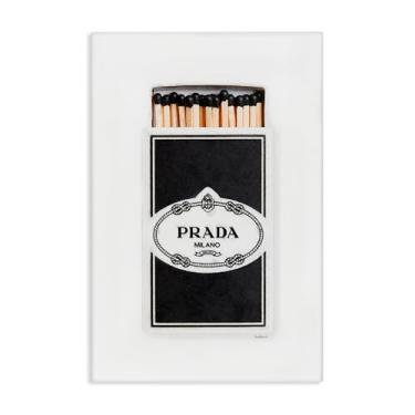 Imagem de Stupell Industries Timeless Glam Black Matchbox Canvas Wall Art Design por Amanda Greenwood, 61 x 91 cm