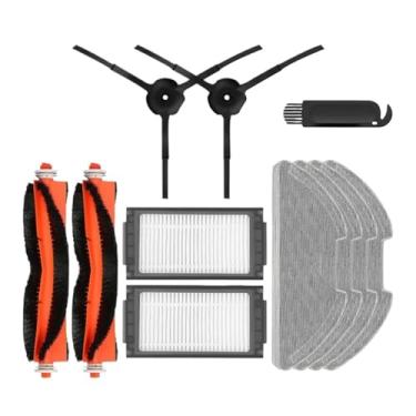 Imagem de Main/Side Brush Hepa Filter Mop Cloths Main Brush Cover Compatible With XiaoMi Mijia Robot Vacuum-Mop Pro / 2 Pro / MJSTS1 Spare Parts(Gold)