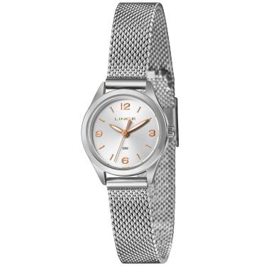Imagem de Relógio Lince Feminino Ref: Lrmh271l25 S2sx Casual Mesh Prateado