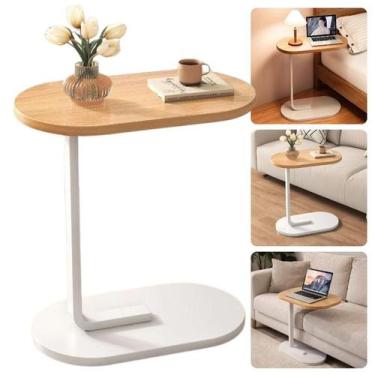Imagem de Mesa Lateral Mesinha De Apoio Notebook Objetos Canto Sala Sofá Quarto 