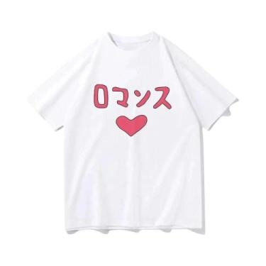 Imagem de Camiseta Unissex Kawaii Anime K-ON Houkago Tea Time Com Estampa Gráfic