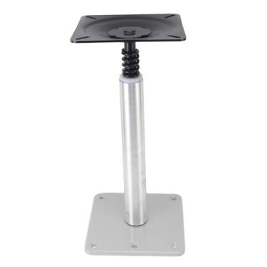 Imagem de TOPINCN Kit de Pedestal de Assento de Cabine de Barco, Assento de Base de Placa de 6,9 ​​polegadas e Substituição de Montagem, Poste de Pino Antiderrapante de Liga de Alumínio Pedestal