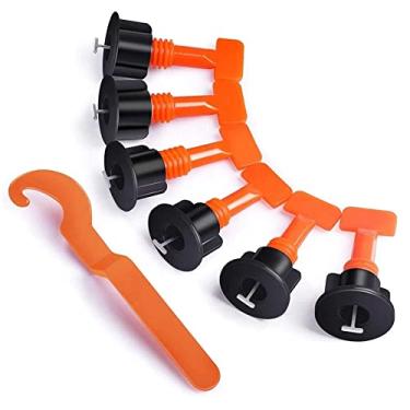 Imagem de Nivelador Espaçador Reutilizável Pisos Porcelanato 50un com Agulha Substituível