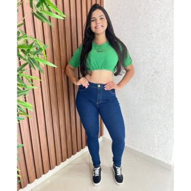 Imagem de Calça Feminina Jeans Skinny Com Elastano Felicity Jeans