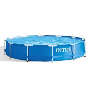 Imagem de Piscina Estruturada Redonda Metal Frame 3,66m x 76cm Filtro - INTEX, A