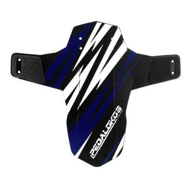 Imagem de Paralama pedalokos flash mtb dianteiro, Preto, Azul