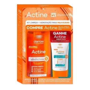 Imagem de Kit Gel Limpeza Actine Darrow 400g e Ganhe Gel Hidratante Aquaforce 40g