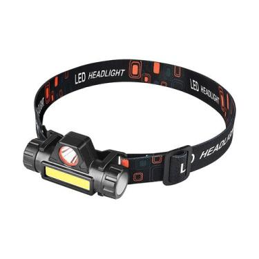 Imagem de Farol forte conduzido mini recarregável pequeno astigmatismo impermeáv