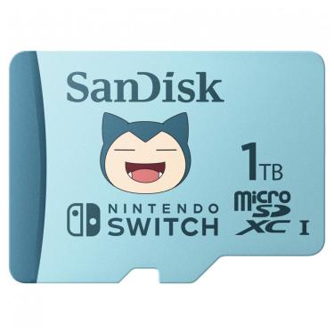 Imagem de Cartão de memória SanDisk microSDXC 1TB Pokémon Snorlax para Nintendo Switch