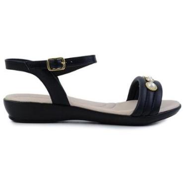 Imagem de Sandália Feminina Piccadilly Anabela Preta - 500403-09-Feminino